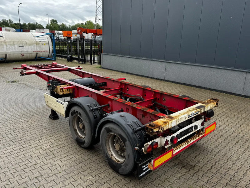 Krone 2-assig 20FT chassis, BPW + trommel, luchtvering, leeggewicht: 3.180kg - Containertransporter/ Wissellaadbak oplegger: afbeelding 4 Krone 2-assig 20FT chassis, BPW + trommel, luchtvering, leeggewicht: 3.180kg - Containertransporter/ Wissellaadbak oplegger: afbeelding 4