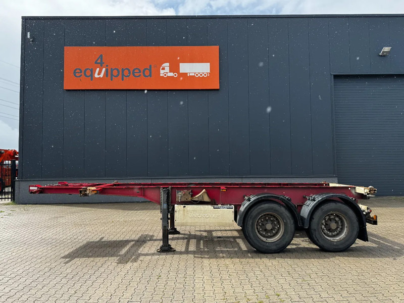 Krone 2-axle 20FT chassis, BPW + drumbrakes, airsuspension, empty weight: 3.180kg, 2x available - Containertransporter/ Wissellaadbak oplegger: afbeelding 2 Krone 2-axle 20FT chassis, BPW + drumbrakes, airsuspension, empty weight: 3.180kg, 2x available - Containertransporter/ Wissellaadbak oplegger: afbeelding 2