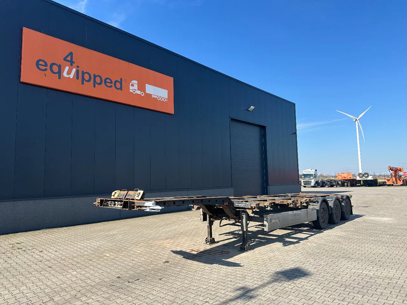 Krone 45FT HC, disc, extendable front+ rear+ bumper, NL-chassis - Containertransporter/ Wissellaadbak oplegger: afbeelding 1 Krone 45FT HC, disc, extendable front+ rear+ bumper, NL-chassis - Containertransporter/ Wissellaadbak oplegger: afbeelding 1