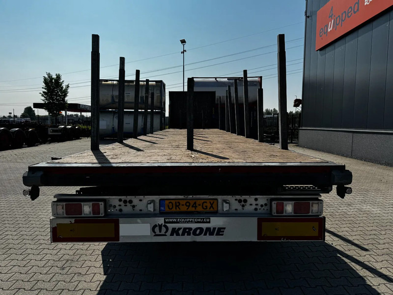 Krone originele platte oplegger met rongpotten + rongen, liftas, schijfremmen, NL-oplegger - Open bak met boorden oplegger: afbeelding 3 Krone originele platte oplegger met rongpotten + rongen, liftas, schijfremmen, NL-oplegger - Open bak met boorden oplegger: afbeelding 3