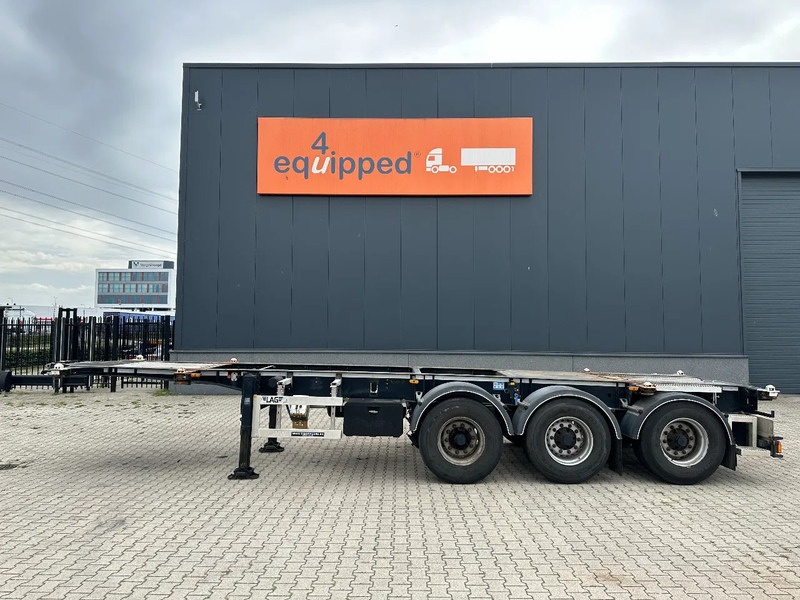 LAG 20FT + 30FT, BPW + DISC, LIFTAXLE, NL-CHASSIS, APK: 10/2026 - Containertransporter/ Wissellaadbak oplegger: afbeelding 2 LAG 20FT + 30FT, BPW + DISC, LIFTAXLE, NL-CHASSIS, APK: 10/2026 - Containertransporter/ Wissellaadbak oplegger: afbeelding 2