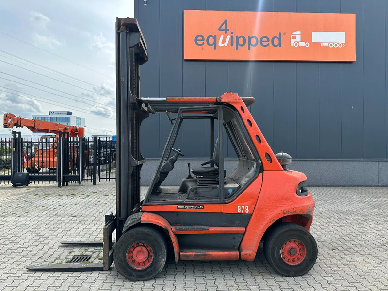 Linde H80D-03 FORKLIFT, 8000KG, duplex, 6 cil. Deutz diesel, 12.200hrs, - Diesel heftruck: afbeelding 3 Linde H80D-03 FORKLIFT, 8000KG, duplex, 6 cil. Deutz diesel, 12.200hrs, - Diesel heftruck: afbeelding 3