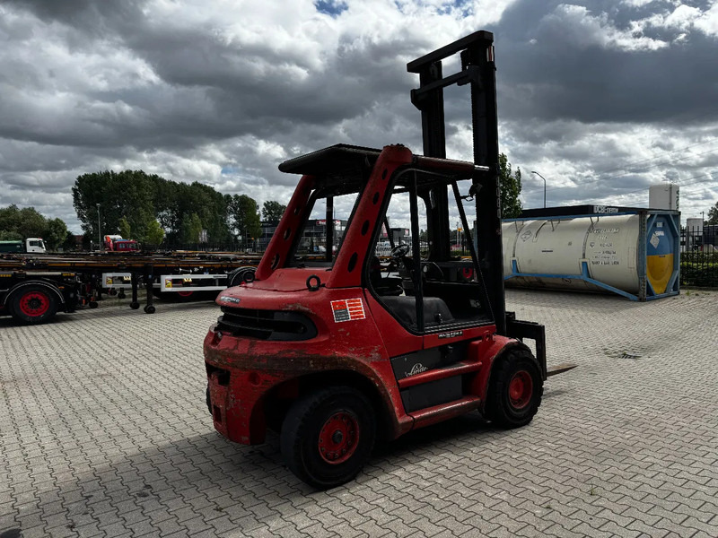 Linde H80D FORKLIFT, 8000KG, duplex, 6 cil. Deutz diesel, 14.934hrs, - Diesel heftruck: afbeelding 4 Linde H80D FORKLIFT, 8000KG, duplex, 6 cil. Deutz diesel, 14.934hrs, - Diesel heftruck: afbeelding 4