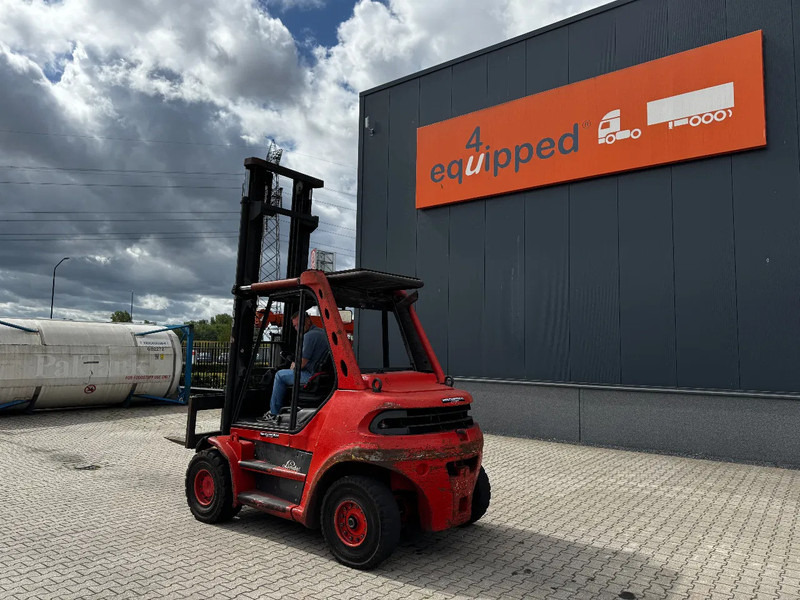 Linde H80D FORKLIFT, 8000KG, duplex, 6 cil. Deutz diesel, 14.934hrs, - Diesel heftruck: afbeelding 3 Linde H80D FORKLIFT, 8000KG, duplex, 6 cil. Deutz diesel, 14.934hrs, - Diesel heftruck: afbeelding 3