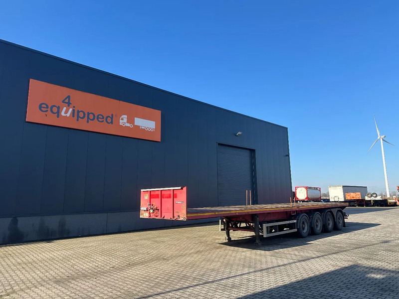 MOL 62 tons Ballast trailer, 4 axles, 2 steering axles, Belgium- trailer, 70% tyres - Open bak met boorden oplegger: afbeelding 1 MOL 62 tons Ballast trailer, 4 axles, 2 steering axles, Belgium- trailer, 70% tyres - Open bak met boorden oplegger: afbeelding 1