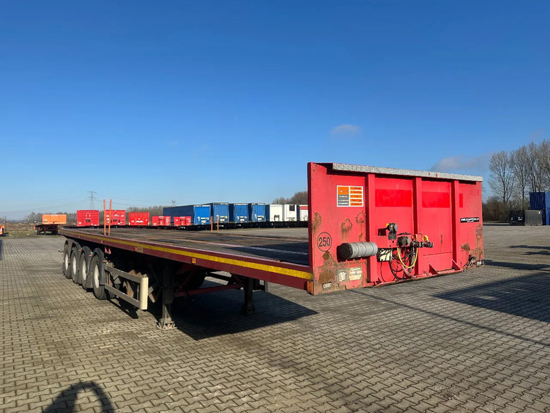 MOL 62 tons Ballast trailer, 4 axles, 2 steering axles, Belgium- trailer, 70% tyres - Open bak met boorden oplegger: afbeelding 5 MOL 62 tons Ballast trailer, 4 axles, 2 steering axles, Belgium- trailer, 70% tyres - Open bak met boorden oplegger: afbeelding 5