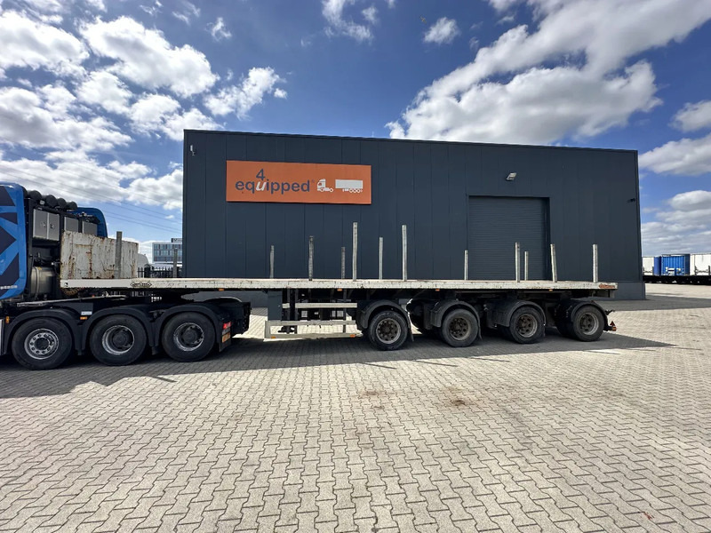 Nooteboom OVB-73-04, 73 tons Ballast trailer, 4 axles, 3 hydraulic steering axles - Open bak met boorden oplegger: afbeelding 2 Nooteboom OVB-73-04, 73 tons Ballast trailer, 4 axles, 3 hydraulic steering axles - Open bak met boorden oplegger: afbeelding 2