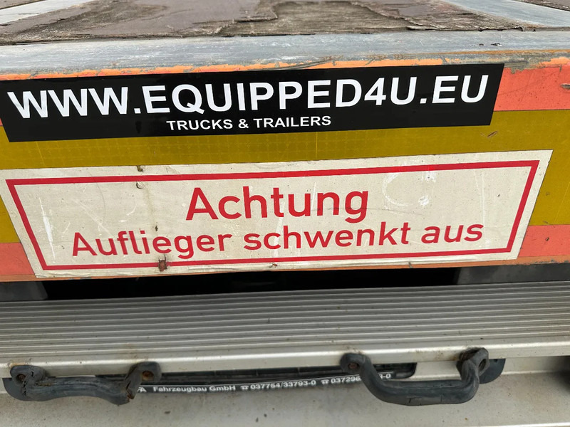 Open bak met boorden oplegger RUFA MEGA PLATFORM / LENKACHSE/ 12 TWISTLOCKS 1x 40FT + 2x 20FT (HECKBÜNDIG) / BPW / SCHEIBE/ GALVANISIERT/ RUNGENTASCHEN: afbeelding 10