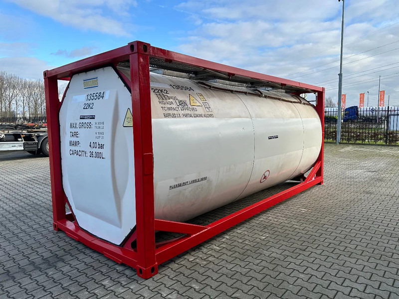 SINGAMAS 20FT ISO, 26.000L/1-COMP/3 BAFFELS/3 manholes, ADR inspectio valid till: 07/2025 - Tankcontainer: afbeelding 4 SINGAMAS 20FT ISO, 26.000L/1-COMP/3 BAFFELS/3 manholes, ADR inspectio valid till: 07/2025 - Tankcontainer: afbeelding 4
