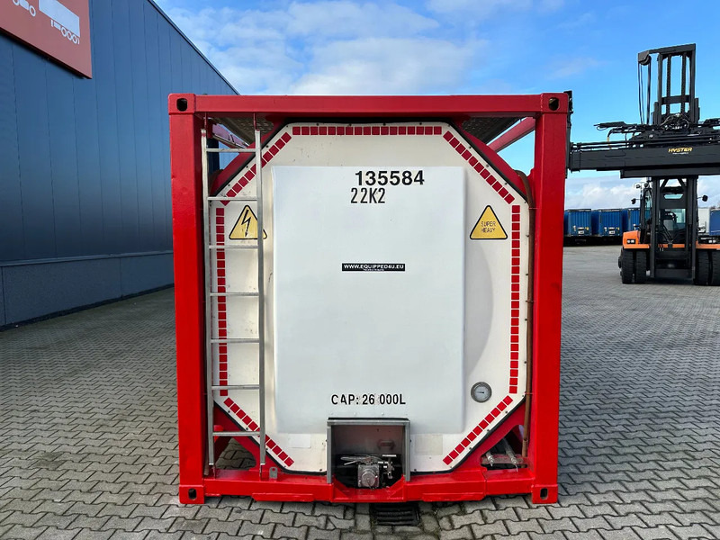 Opslagtank voor het vervoer van brandstoffen SINGAMAS 20FT ISO, 26.000L/1-COMP/3 BAFFELS/3 manholes, ADR inspectio valid till: 07/2025: afbeelding 6