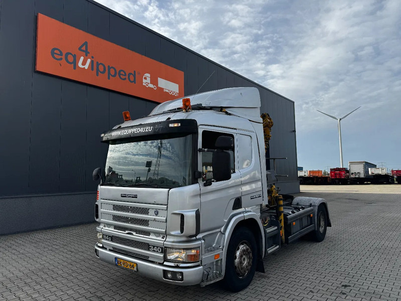 Scania P114-340 + HIAB 19-5 crane + remote / Euro-3 / 3 pedals / NL-truck / APK: 12-2025 - Kraanwagen: afbeelding 4 Scania P114-340 + HIAB 19-5 crane + remote / Euro-3 / 3 pedals / NL-truck / APK: 12-2025 - Kraanwagen: afbeelding 4
