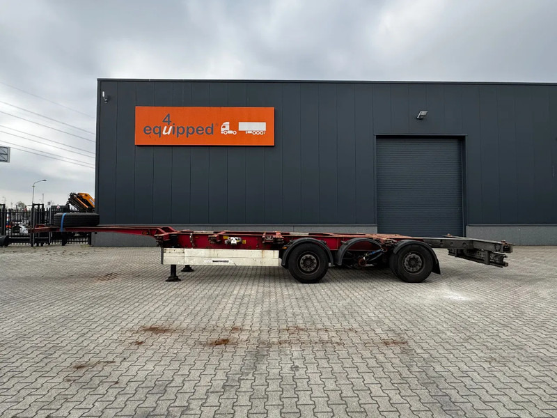 Schmitz Cargobull 40FT HC-chassis, disc, liftaxle, extendable at the rear, WITH WORK!!! - Containertransporter/ Wissellaadbak oplegger: afbeelding 2 Schmitz Cargobull 40FT HC-chassis, disc, liftaxle, extendable at the rear, WITH WORK!!! - Containertransporter/ Wissellaadbak oplegger: afbeelding 2