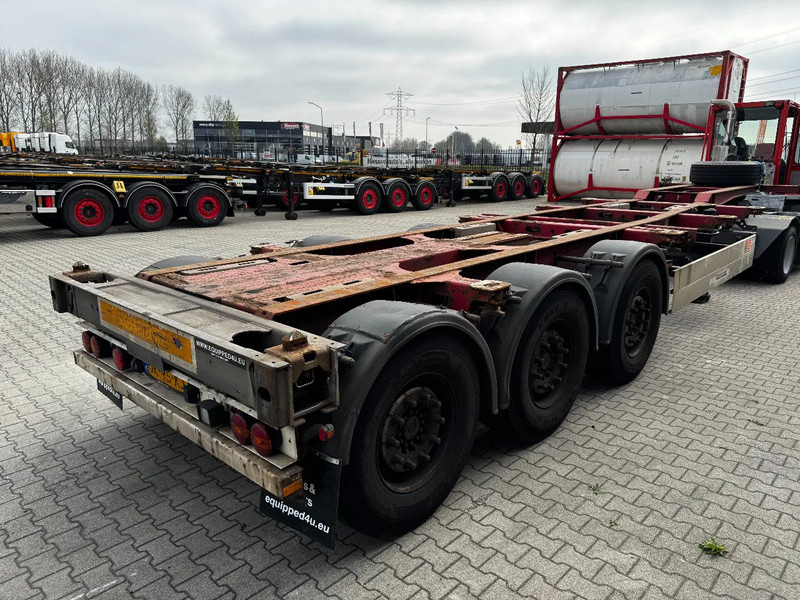 Schmitz Cargobull 40FT HC-chassis, disc, liftaxle, extendable at the rear, WITH WORK!!! - Containertransporter/ Wissellaadbak oplegger: afbeelding 4 Schmitz Cargobull 40FT HC-chassis, disc, liftaxle, extendable at the rear, WITH WORK!!! - Containertransporter/ Wissellaadbak oplegger: afbeelding 4