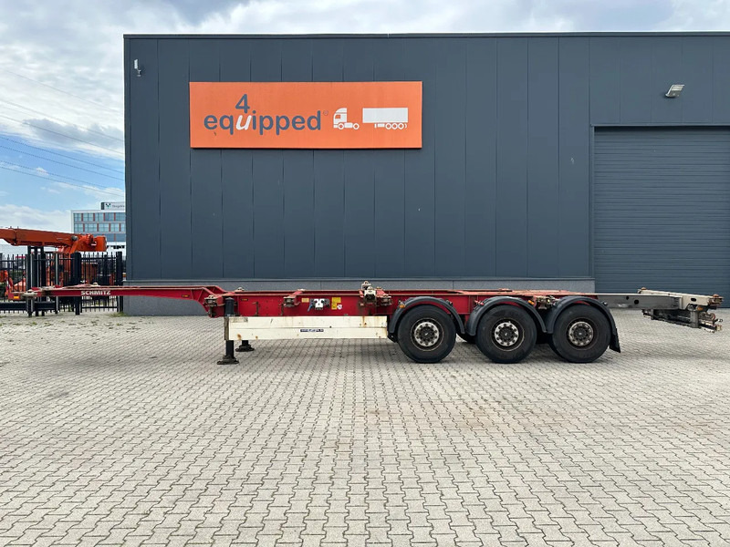 Schmitz Cargobull SCF 24 G MX 40FT HC-chassis, discbrakes, liftaxle, extendable at the rear, NL-chassis - Containertransporter/ Wissellaadbak oplegger: afbeelding 3 Schmitz Cargobull SCF 24 G MX 40FT HC-chassis, discbrakes, liftaxle, extendable at the rear, NL-chassis - Containertransporter/ Wissellaadbak oplegger: afbeelding 3