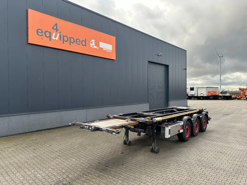 Van Hool 20FT, 66° Tipping-chassis, ADR (EX/II, EX/III, FL, AT), SAF, 2 liftaxles, 380V - Containertransporter/ Wissellaadbak oplegger: afbeelding 5 Van Hool 20FT, 66° Tipping-chassis, ADR (EX/II, EX/III, FL, AT), SAF, 2 liftaxles, 380V - Containertransporter/ Wissellaadbak oplegger: afbeelding 5