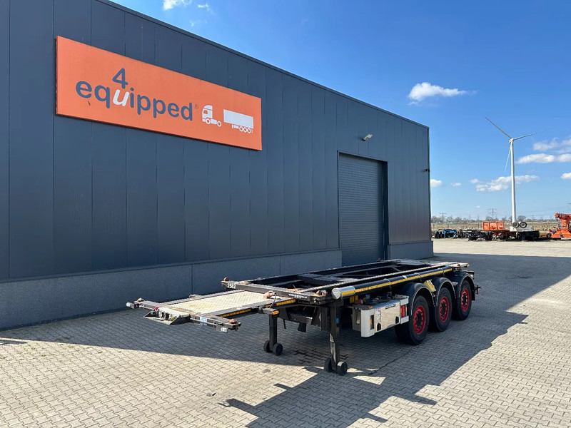 Van Hool 20FT, 66° Tipping-chassis, ADR (EX/II, EX/III, FL, OX, AT), SAF, 2 liftaxles, 380V - Containertransporter/ Wissellaadbak oplegger: afbeelding 2 Van Hool 20FT, 66° Tipping-chassis, ADR (EX/II, EX/III, FL, OX, AT), SAF, 2 liftaxles, 380V - Containertransporter/ Wissellaadbak oplegger: afbeelding 2