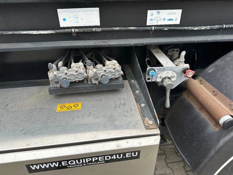 Containertransporter/ Wissellaadbak oplegger Van Hool 20FT Tipping-chassis, ADR (EX/II, EX/III, FL, AT, OX), SAF, 2 liftaxles, APK/ADR: 06-2026: afbeelding 9