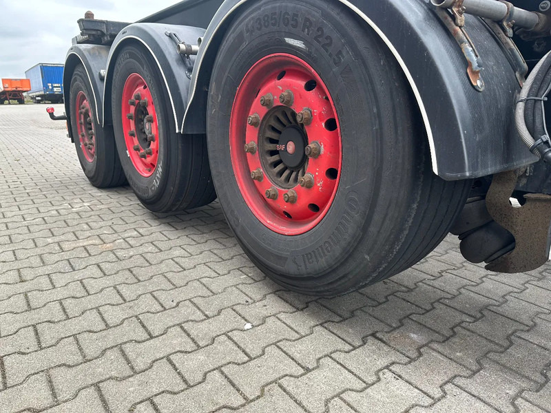 Containertransporter/ Wissellaadbak oplegger Van Hool 20FT Tipping-chassis, ADR (EX/II, EX/III, FL, AT, OX), SAF, 2 liftaxles, APK/ADR: 06-2026: afbeelding 12