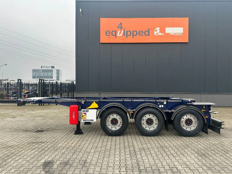 Van Hool NEW / DIRECT AVAILABLE 20FT ADR-CHASSIS, EMPTY WEIGHT: 3.300KG, DISCBRAKES, 3x available, ALU WHEELS - Containertransporter/ Wissellaadbak oplegger: afbeelding 2 Van Hool NEW / DIRECT AVAILABLE 20FT ADR-CHASSIS, EMPTY WEIGHT: 3.300KG, DISCBRAKES, 3x available, ALU WHEELS - Containertransporter/ Wissellaadbak oplegger: afbeelding 2