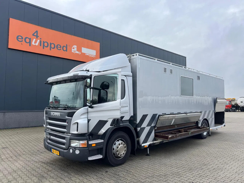 Scania P230 TOP: multifunct. ruimte met airco (camper?), 22kVA generator, hydr. steunpoten, beloopbaar dak, keuken, APK 10-2026 - Vrachtwagen: afbeelding 1 Scania P230 TOP: multifunct. ruimte met airco (camper?), 22kVA generator, hydr. steunpoten, beloopbaar dak, keuken, APK 10-2026 - Vrachtwagen: afbeelding 1