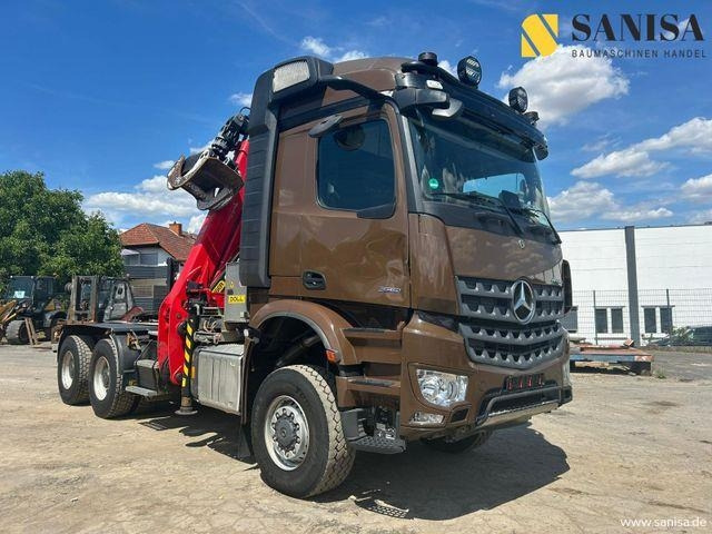 Mercedes-Benz Arocs 3351/6x6/Palfinger Epolsion S260/Langholz - Houttransport: afbeelding 1 Mercedes-Benz Arocs 3351/6x6/Palfinger Epolsion S260/Langholz - Houttransport: afbeelding 1