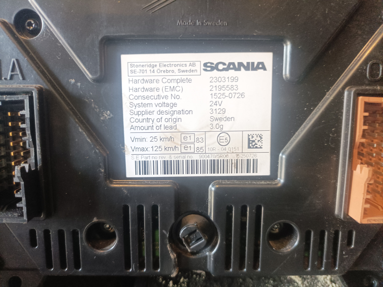 Scania Scania - Instrumentenpaneel: afbeelding 2 Scania Scania - Instrumentenpaneel: afbeelding 2