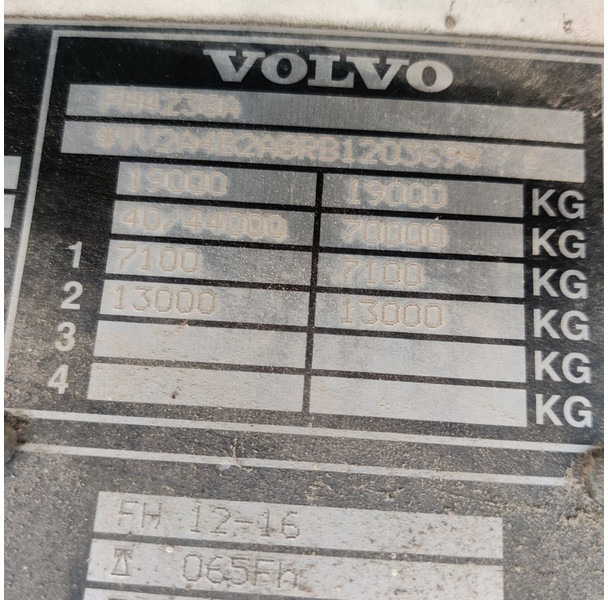 Kipper vrachtwagen Volvo FH12-380: afbeelding 11