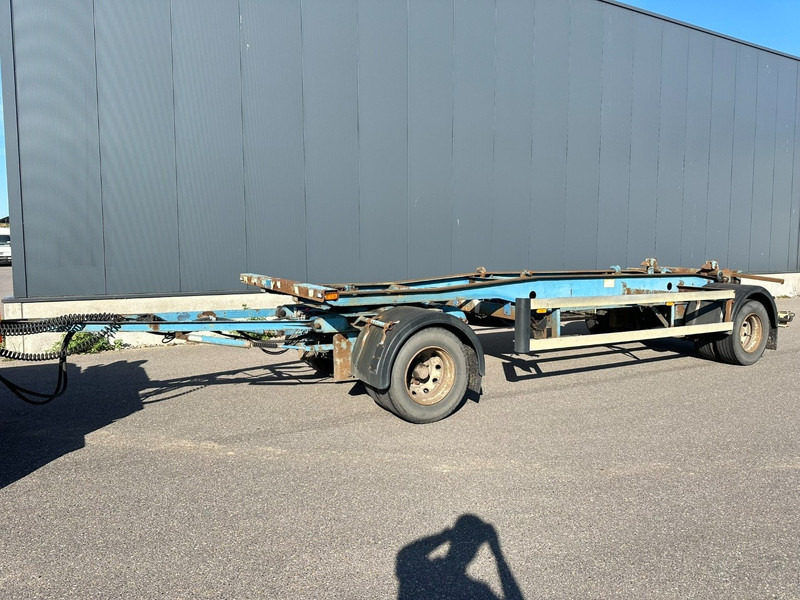 AJK AEEL/10-20 - 20T CONTAINERAANHANGER LUCHTVERING - DRUM BRAKES - AIR SUSP. - GIGANT ASSEN - 40mm - BELGISCHE PAPIEREN - Containertransporter/ Wissellaadbak aanhangwagen: afbeelding 1 AJK AEEL/10-20 - 20T CONTAINERAANHANGER LUCHTVERING - DRUM BRAKES - AIR SUSP. - GIGANT ASSEN - 40mm - BELGISCHE PAPIEREN - Containertransporter/ Wissellaadbak aanhangwagen: afbeelding 1