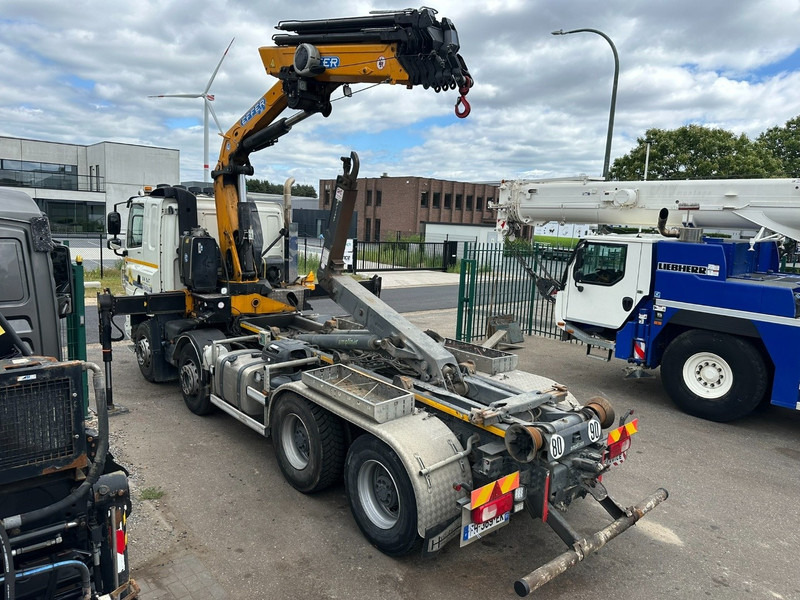 Haakarmsysteem vrachtwagen, Kraanwagen DAF CF 480 8x4 HOOKLIFT + CRANE (19m!) EFFER 205 / 6S + WINCH - RETARDER - *165.000km* - VERY NICE: afbeelding 6