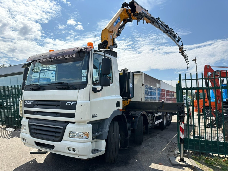 DAF CF 85.360 8x2 + CRANE (25m!) EFFER 305 6S + JIB 4S + ROTATOR - PLATORM 7m60 - LIFT + STEERING AXLE - EURO 5 - BE - Vrachtwagen met open laadbak, Kraanwagen: afbeelding 3 DAF CF 85.360 8x2 + CRANE (25m!) EFFER 305 6S + JIB 4S + ROTATOR - PLATORM 7m60 - LIFT + STEERING AXLE - EURO 5 - BE - Vrachtwagen met open laadbak, Kraanwagen: afbeelding 3