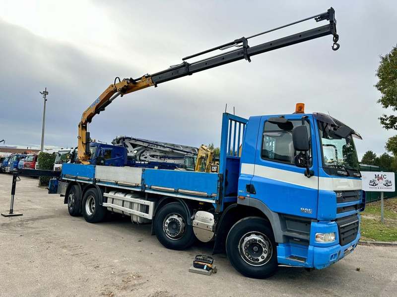 DAF CF 85.360 8x2 PRITSCHE 7m35 + KRAN EFFER 165-3S + RADIO - MANUAL GEARBOX ZF - EURO 5 - BE TRUCK - Vrachtwagen met open laadbak, Kraanwagen: afbeelding 2 DAF CF 85.360 8x2 PRITSCHE 7m35 + KRAN EFFER 165-3S + RADIO - MANUAL GEARBOX ZF - EURO 5 - BE TRUCK - Vrachtwagen met open laadbak, Kraanwagen: afbeelding 2