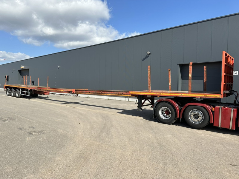 Faymonville T5AZG 48T - 28m! TELEMAX / TELETRAILER - 3 HYDR STEERING AXLES - BPW - BELGIAN REGISTRATION - Open bak met boorden oplegger: afbeelding 1 Faymonville T5AZG 48T - 28m! TELEMAX / TELETRAILER - 3 HYDR STEERING AXLES - BPW - BELGIAN REGISTRATION - Open bak met boorden oplegger: afbeelding 1