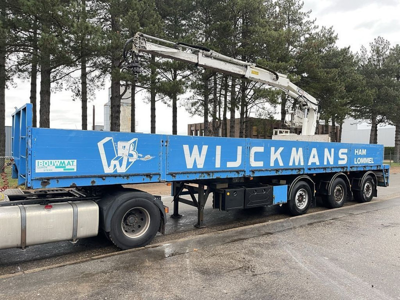 Kwb STEENOPLEGGER KRAAN HIAB R130-F2 - 2x EXT + ROTATOR - 2x STUURASSEN - SCHIJFREMMEN - SAF ASSEN - Open bak met boorden oplegger: afbeelding 1 Kwb STEENOPLEGGER KRAAN HIAB R130-F2 - 2x EXT + ROTATOR - 2x STUURASSEN - SCHIJFREMMEN - SAF ASSEN - Open bak met boorden oplegger: afbeelding 1