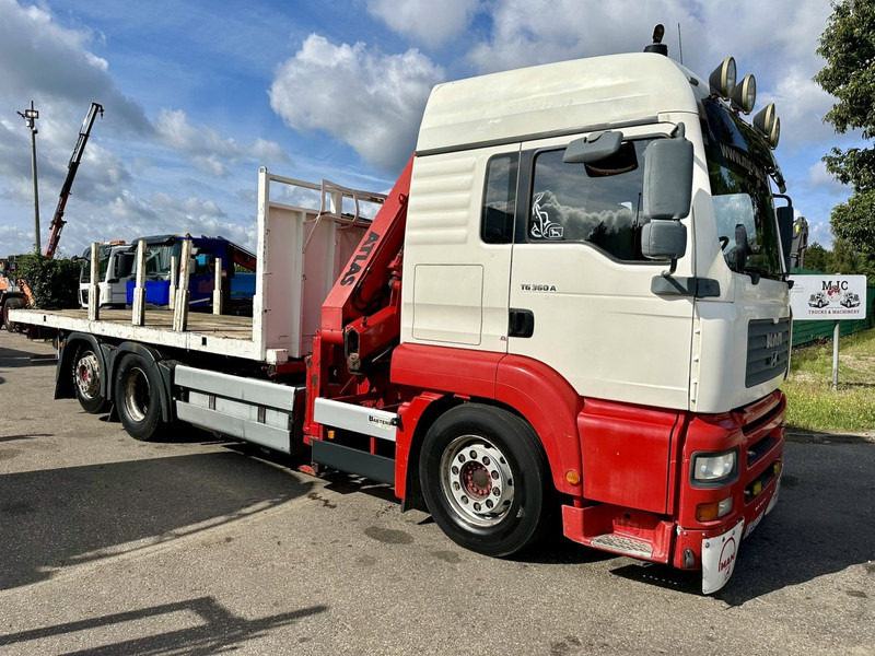 MAN TG 360 A 6x2 + CRANE ATLAS 100.1 A3 - PLATFORM 5m80 - E3 - LIFT-AXLE - FULL AIR SUSPENSION - ZF AS TRONIC - BE TRUCK - Kraanwagen: afbeelding 2 MAN TG 360 A 6x2 + CRANE ATLAS 100.1 A3 - PLATFORM 5m80 - E3 - LIFT-AXLE - FULL AIR SUSPENSION - ZF AS TRONIC - BE TRUCK - Kraanwagen: afbeelding 2