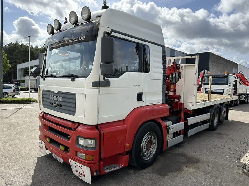 MAN TG 360 A 6x2 + KRAN ATLAS 100.1 A3 - PLATFORM 5m80 - E3 - LIFT-AXLE - FULL AIR SUSPENSION - ZF AS TRONIC - BE TRUCK - Vrachtwagen met open laadbak, Kraanwagen: afbeelding 3 MAN TG 360 A 6x2 + KRAN ATLAS 100.1 A3 - PLATFORM 5m80 - E3 - LIFT-AXLE - FULL AIR SUSPENSION - ZF AS TRONIC - BE TRUCK - Vrachtwagen met open laadbak, Kraanwagen: afbeelding 3