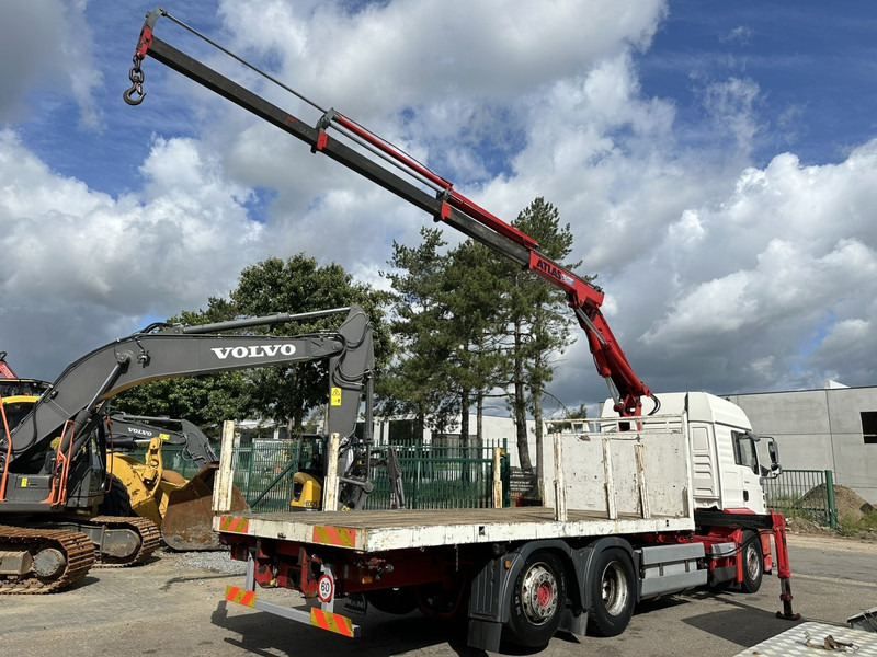 MAN TG 360 A 6x2 + KRAN ATLAS 100.1 A3 - PLATFORM 5m80 - E3 - LIFT-AXLE - FULL AIR SUSPENSION - ZF AS TRONIC - BE TRUCK - Vrachtwagen met open laadbak, Kraanwagen: afbeelding 5 MAN TG 360 A 6x2 + KRAN ATLAS 100.1 A3 - PLATFORM 5m80 - E3 - LIFT-AXLE - FULL AIR SUSPENSION - ZF AS TRONIC - BE TRUCK - Vrachtwagen met open laadbak, Kraanwagen: afbeelding 5