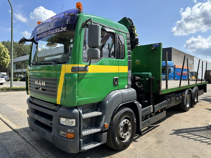 MAN TGA 26.360 6X2 BL + CRANE PALFINGER PK 18500 (4x) - LIFT + STEERING AXLE - PLATFORM 7m75 - MANUAL GEARBOX - Kraanwagen: afbeelding 4 MAN TGA 26.360 6X2 BL + CRANE PALFINGER PK 18500 (4x) - LIFT + STEERING AXLE - PLATFORM 7m75 - MANUAL GEARBOX - Kraanwagen: afbeelding 4