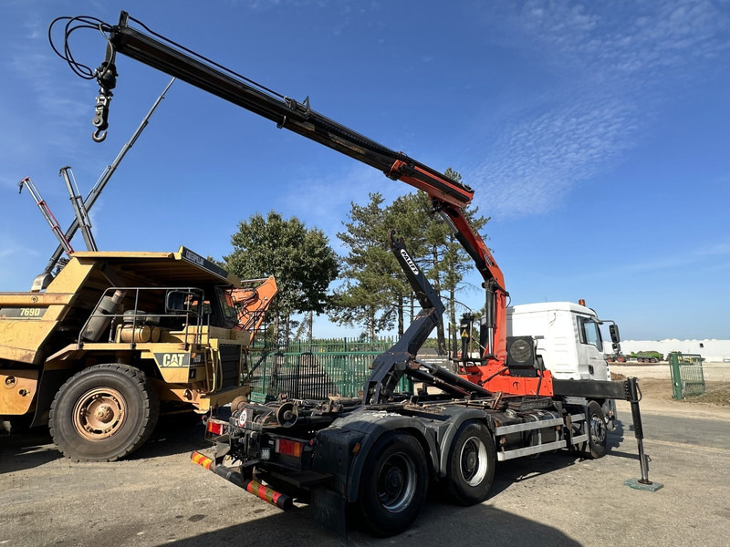 MAN TGA 33.360 6x4 HAAKSYSTEEM + KRAAN PALFINGER PK 15002 - MANUEEL - BLADVERIGN - NAAFREDUCTIE - BE TRUCK - Haakarmsysteem vrachtwagen, Kraanwagen: afbeelding 4 MAN TGA 33.360 6x4 HAAKSYSTEEM + KRAAN PALFINGER PK 15002 - MANUEEL - BLADVERIGN - NAAFREDUCTIE - BE TRUCK - Haakarmsysteem vrachtwagen, Kraanwagen: afbeelding 4