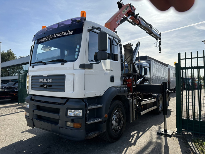 MAN TGA 33.360 6x4 HAAKSYSTEEM + KRAAN PALFINGER PK 15002 - MANUEEL - BLADVERIGN - NAAFREDUCTIE - BE TRUCK - Haakarmsysteem vrachtwagen, Kraanwagen: afbeelding 3 MAN TGA 33.360 6x4 HAAKSYSTEEM + KRAAN PALFINGER PK 15002 - MANUEEL - BLADVERIGN - NAAFREDUCTIE - BE TRUCK - Haakarmsysteem vrachtwagen, Kraanwagen: afbeelding 3