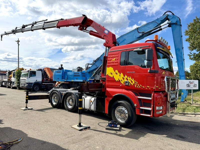 MAN TGA 33.530 6x4 - 90T + CRANE HMF 3720 K6 (17.3m) - RETARDER - MANUAL ZF - EURO 3 - 590.000km - ALCOA - BIG AXLES HUB REDUCTION - BE TRUCK - TOP CONDITION - Kraanwagen: afbeelding 1 MAN TGA 33.530 6x4 - 90T + CRANE HMF 3720 K6 (17.3m) - RETARDER - MANUAL ZF - EURO 3 - 590.000km - ALCOA - BIG AXLES HUB REDUCTION - BE TRUCK - TOP CONDITION - Kraanwagen: afbeelding 1