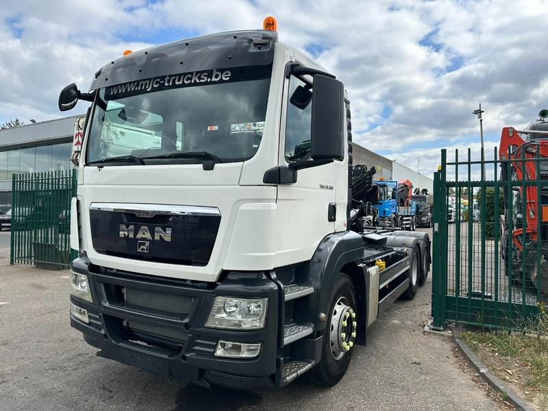 MAN TGS 28.360 6x2 HOOKLIFT 21T HIAB MULTILIFT XR21-S51 - LIFT AXLE - BE TRUCK - Haakarmsysteem vrachtwagen: afbeelding 2 MAN TGS 28.360 6x2 HOOKLIFT 21T HIAB MULTILIFT XR21-S51 - LIFT AXLE - BE TRUCK - Haakarmsysteem vrachtwagen: afbeelding 2