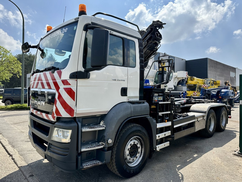 MAN TGS 33.440 6x4 BB HOOKLIFT + CRANE HIAB 166 E-3 HIDUO - RADIO - ROTATOR - EURO 5 - BE TRUCK - Haakarmsysteem vrachtwagen, Kraanwagen: afbeelding 4 MAN TGS 33.440 6x4 BB HOOKLIFT + CRANE HIAB 166 E-3 HIDUO - RADIO - ROTATOR - EURO 5 - BE TRUCK - Haakarmsysteem vrachtwagen, Kraanwagen: afbeelding 4