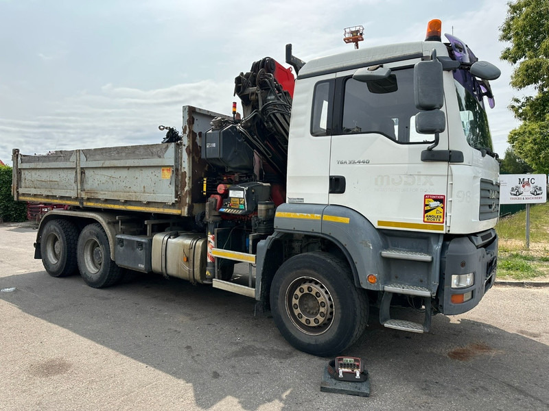 MAN TGS 33.440 6x4 TIPPER + CRANE FASSI F230 - 5x HYDR - 5/6 F Rotator - BIG AXLES HUB REDUCTION / STEEL SPRING - Kipper vrachtwagen, Kraanwagen: afbeelding 2 MAN TGS 33.440 6x4 TIPPER + CRANE FASSI F230 - 5x HYDR - 5/6 F Rotator - BIG AXLES HUB REDUCTION / STEEL SPRING - Kipper vrachtwagen, Kraanwagen: afbeelding 2