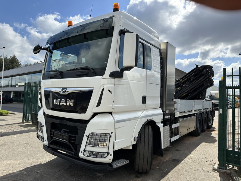 MAN TGX 35.420 8x4-4 TRIDEM PRTISCHE 6m40 + KRAN (26m!) HIAB X-HIPRO 408 E-5 + JIB 100X-5 - *306.245km* - BE TRUCK - Vrachtwagen met open laadbak, Kraanwagen: afbeelding 3 MAN TGX 35.420 8x4-4 TRIDEM PRTISCHE 6m40 + KRAN (26m!) HIAB X-HIPRO 408 E-5 + JIB 100X-5 - *306.245km* - BE TRUCK - Vrachtwagen met open laadbak, Kraanwagen: afbeelding 3
