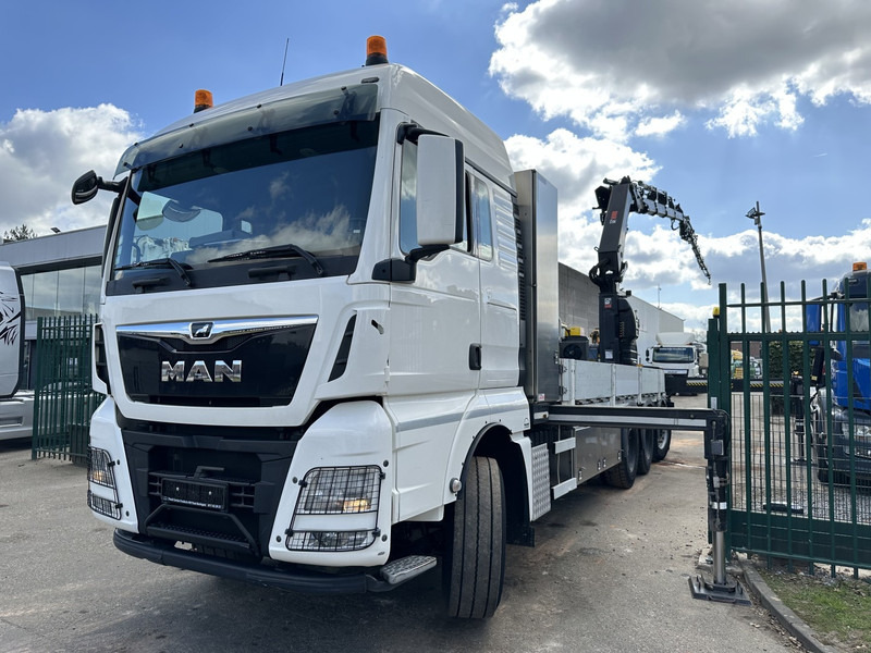 MAN TGX 35.420 8x4-4 TRIDEM PRTISCHE 6m40 + KRAN (26m!) HIAB X-HIPRO 408 E-5 + JIB 100X-5 - *306.245km* - BE TRUCK - Vrachtwagen met open laadbak, Kraanwagen: afbeelding 4 MAN TGX 35.420 8x4-4 TRIDEM PRTISCHE 6m40 + KRAN (26m!) HIAB X-HIPRO 408 E-5 + JIB 100X-5 - *306.245km* - BE TRUCK - Vrachtwagen met open laadbak, Kraanwagen: afbeelding 4