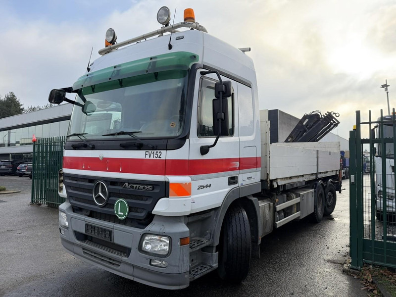 Mercedes-Benz ACTROS 2544 6x2 MP2 PRITSCHE + KRAN ATLAS 165.2E (3x HYDR) - RADIO - *FULL AIR* - LIFT + STEERING AXLE - *299.000km* - PLATFORM 6m50 - Vrachtwagen met open laadbak, Kraanwagen: afbeelding 3 Mercedes-Benz ACTROS 2544 6x2 MP2 PRITSCHE + KRAN ATLAS 165.2E (3x HYDR) - RADIO - *FULL AIR* - LIFT + STEERING AXLE - *299.000km* - PLATFORM 6m50 - Vrachtwagen met open laadbak, Kraanwagen: afbeelding 3
