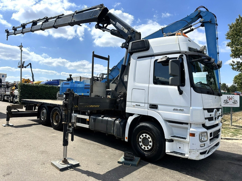 Mercedes-Benz ACTROS 2546 6x2 PRITSCHE + KRAN HIAB 422 EP-6 HIPRO - *415.000km* - PLATFORM 6m50 - LIFT AXLE - MP 3 - EURO 5 - BELGIAN PAPERS - Vrachtwagen met open laadbak, Kraanwagen: afbeelding 2 Mercedes-Benz ACTROS 2546 6x2 PRITSCHE + KRAN HIAB 422 EP-6 HIPRO - *415.000km* - PLATFORM 6m50 - LIFT AXLE - MP 3 - EURO 5 - BELGIAN PAPERS - Vrachtwagen met open laadbak, Kraanwagen: afbeelding 2