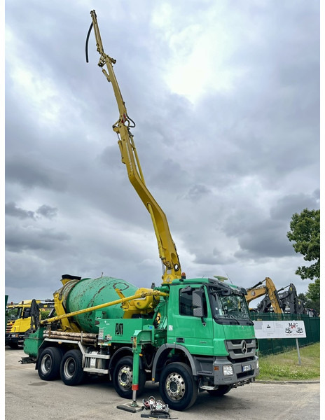 Betonmixer Mercedes-Benz ACTROS 3241 8x4 PUMI PM M 21-3 (21m) Putzmeister - *238.000km* / 1586H - EPS - BLADVERING / NAAFREDUCTIE: afbeelding 13