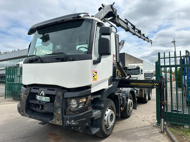 Renault C460 8x4 HOOKLIFT + CRANE HIAB 288 E-6 HIDUO - RADIO - 5/6 F - STEEL SPRING / HUB REDUCTION - Haakarmsysteem vrachtwagen, Kraanwagen: afbeelding 3 Renault C460 8x4 HOOKLIFT + CRANE HIAB 288 E-6 HIDUO - RADIO - 5/6 F - STEEL SPRING / HUB REDUCTION - Haakarmsysteem vrachtwagen, Kraanwagen: afbeelding 3