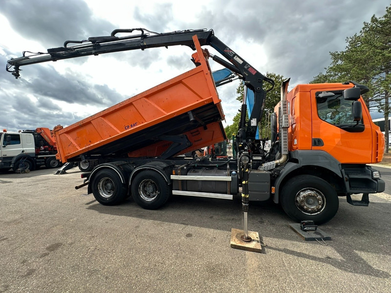 Renault KERAX 380 DXI 6x4 TIPPER + CRANE HIAB 144 B-3 - RADIO - *246.000km* - RETARDER - BORDMATIC - EURO 5 - Kipper vrachtwagen, Kraanwagen: afbeelding 3 Renault KERAX 380 DXI 6x4 TIPPER + CRANE HIAB 144 B-3 - RADIO - *246.000km* - RETARDER - BORDMATIC - EURO 5 - Kipper vrachtwagen, Kraanwagen: afbeelding 3